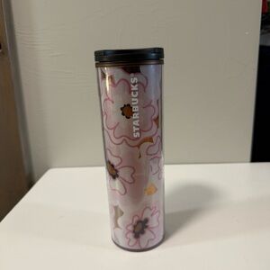 Starbucks Spring 2018 Cherry Blossom Pink Acrylic Tumbler 16oz Coffee Tea Hot